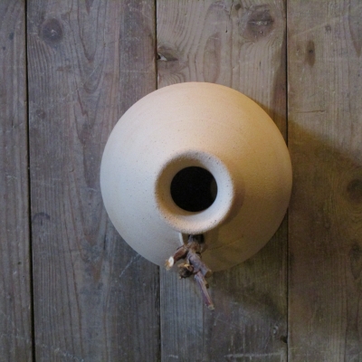 gele vogelpot
