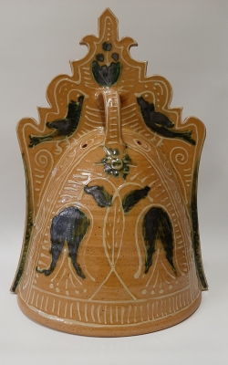 Historische vuurstolp uit ongeveer 1600. hoog 40 cm.