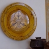 doorsnede van de schaal is ongeveer 55 cm.